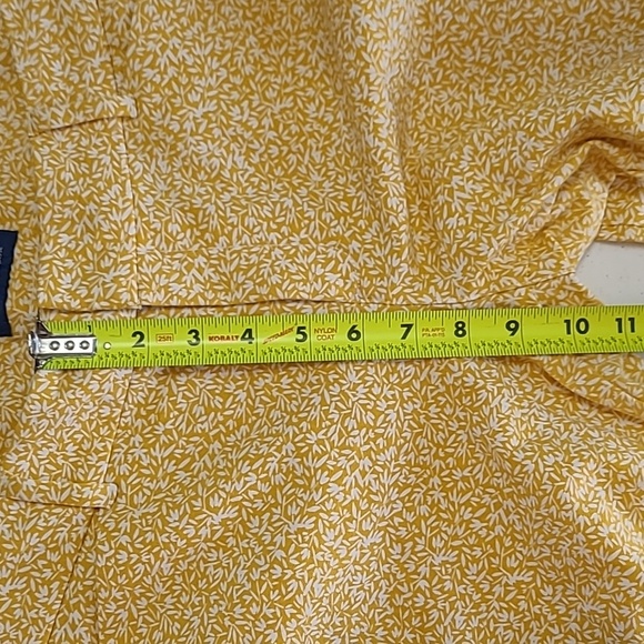 Old Navy Pixie Yellow & White Floral Ankle Pants size 8 - Picture 8 of 8